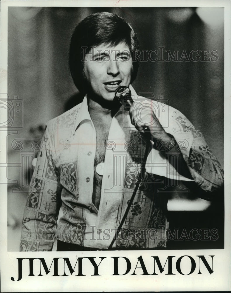 1979 Press Photo Jimmy Damon headlines the show in the Cabaret - mjp02213 - Historic Images