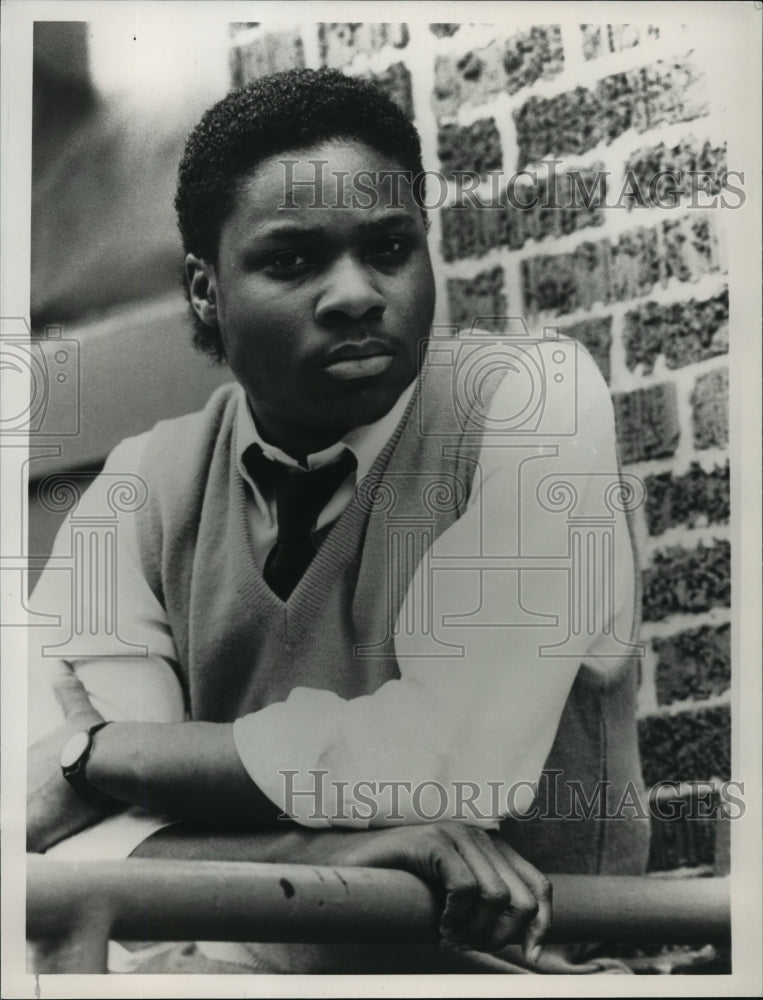 1987 Press Photo Malcolm-Jamal Warner as Joey in &quot;The Father Clements Story&quot; - Historic Images