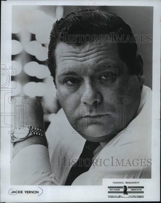 1978 Press Photo Comedian Jackie Vernon - Historic Images