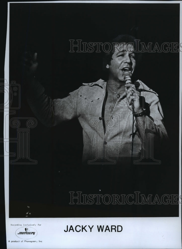 1975 Press Photo Jacky Ward, Country singer - mjp02380 - Historic Images