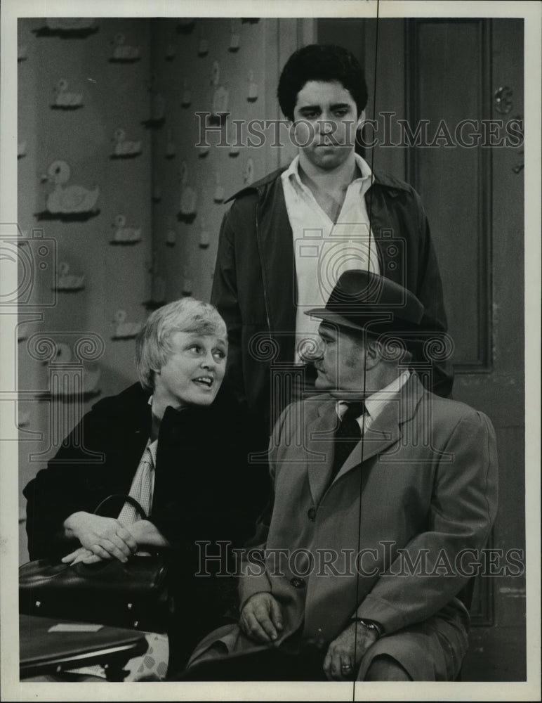 1977, Adam Arkin with Jack Kruschen and Pat Carroll in &quot;On Your Own&quot; - Historic Images