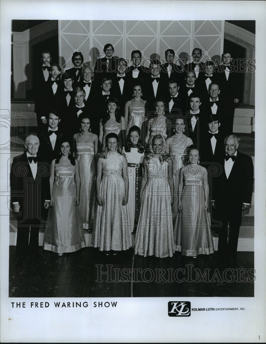 1973 Press Photo Fred Waring and his Pennsylvanians - mjp02569 - Historic Images