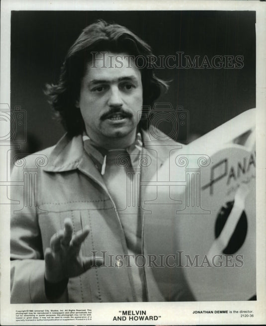 1981 Press Photo Jonathan Demme, director of "Melvin and Howard" - mjp02605 - Historic Images