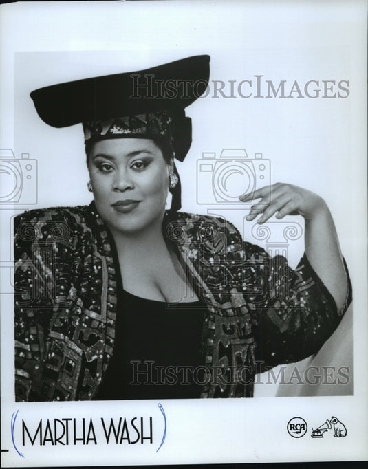 Press Photo Martha Wash, singer-songwriter - mjp02635 - Historic Images