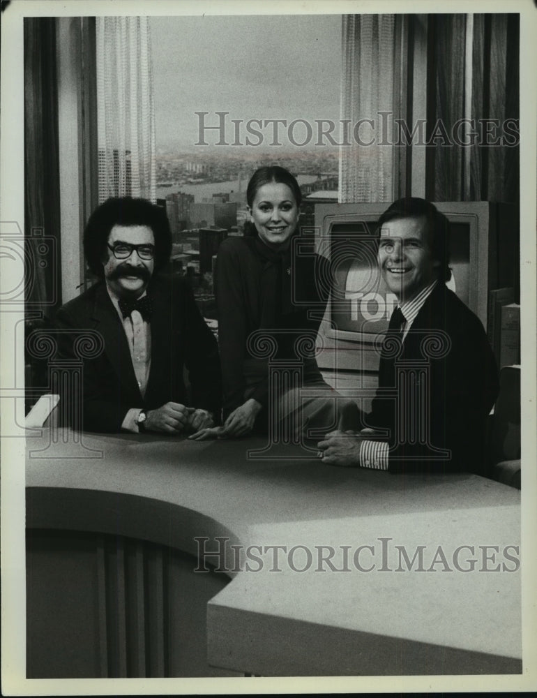1980 Gene Shalit, Jane Pauley and Tom Brokaw  - Historic Images