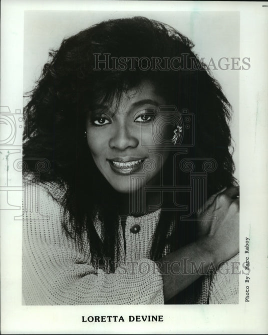1986 Press Photo Loretta Devine of Big Deal - mjp02649 - Historic Images