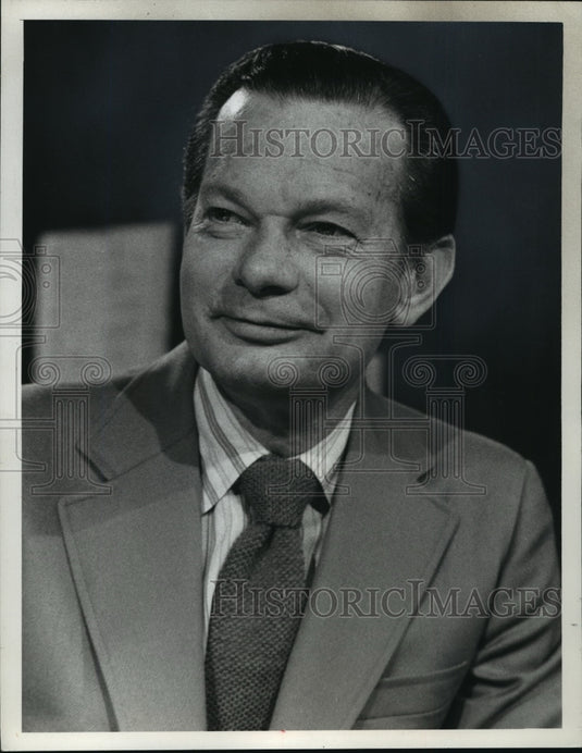 1976 Press Photo David Brinkley of David Brinkley's Journal - mjp02668 - Historic Images