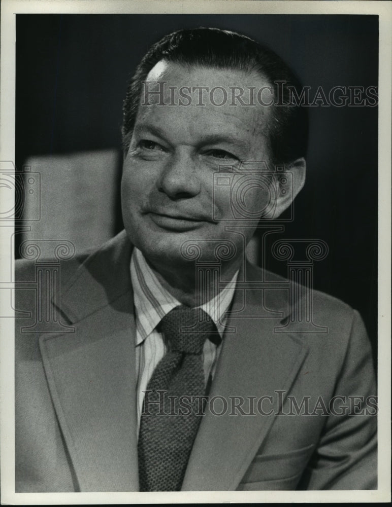 1973 Press Photo David Brinkley, News Commentator - mjp02673 - Historic Images