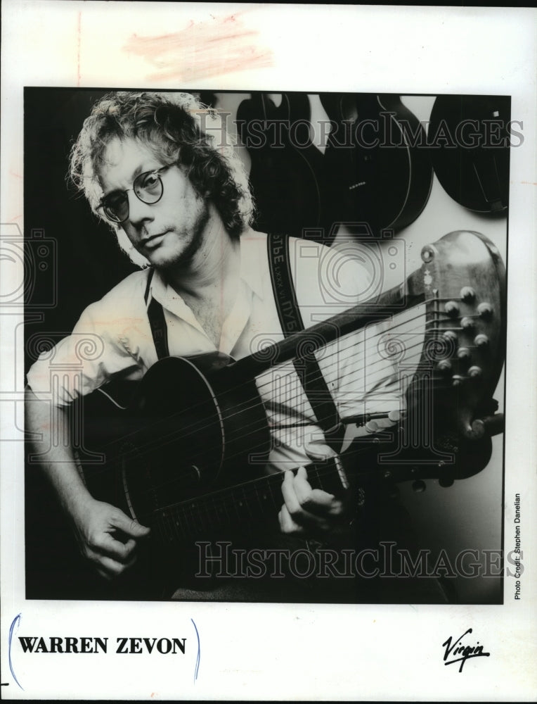 1992 Press Photo Warren Zevon, singer-songwriter - mjp02782 - Historic Images