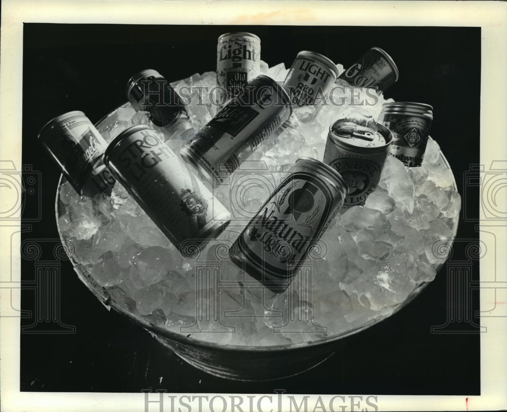 1982 Press Photo Different brands of light beers - mjp02936 - Historic Images