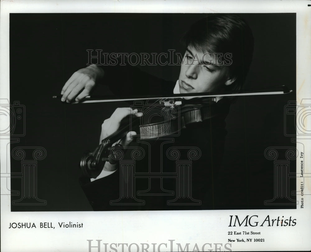 1989, Joshua Bell, violinist - mjp03112 - Historic Images