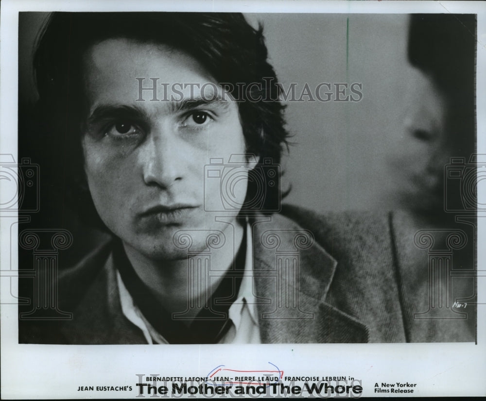 1975 Press Photo Jean-Pierre Leaud in "The Mother and The Whore" - mjp03143- Historic Images