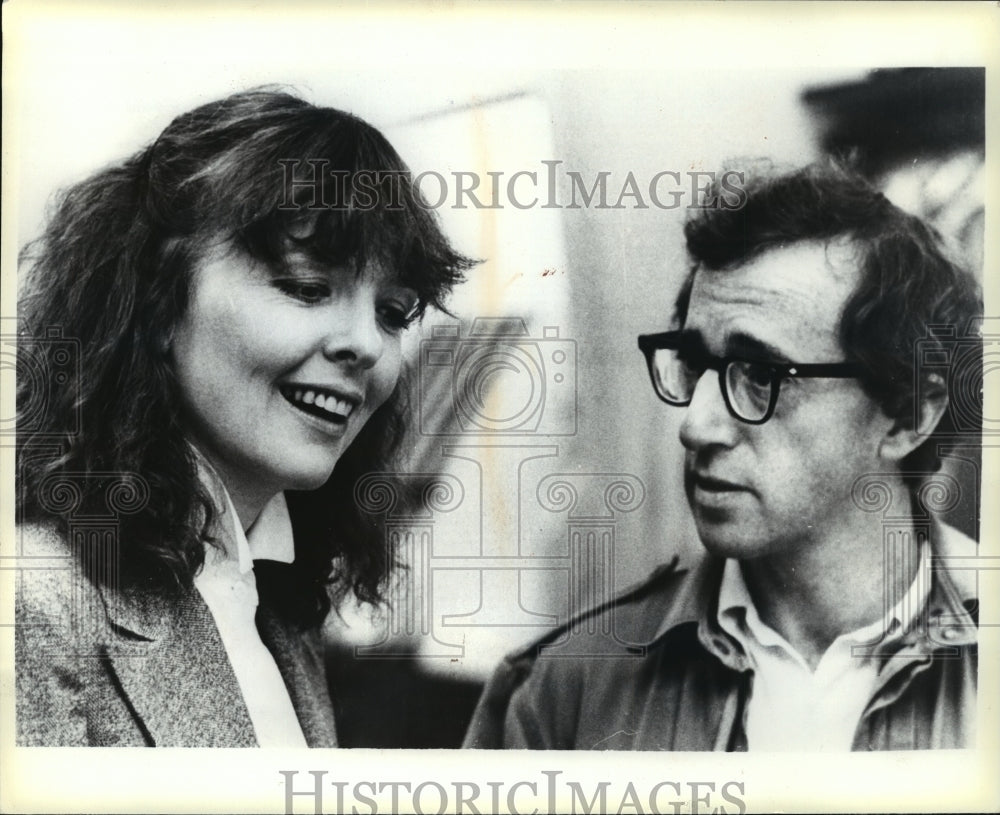 1979 Press Photo Diane Keaton and Woody Allen in &quot;Manhattan&quot; - mjp03152 - Historic Images