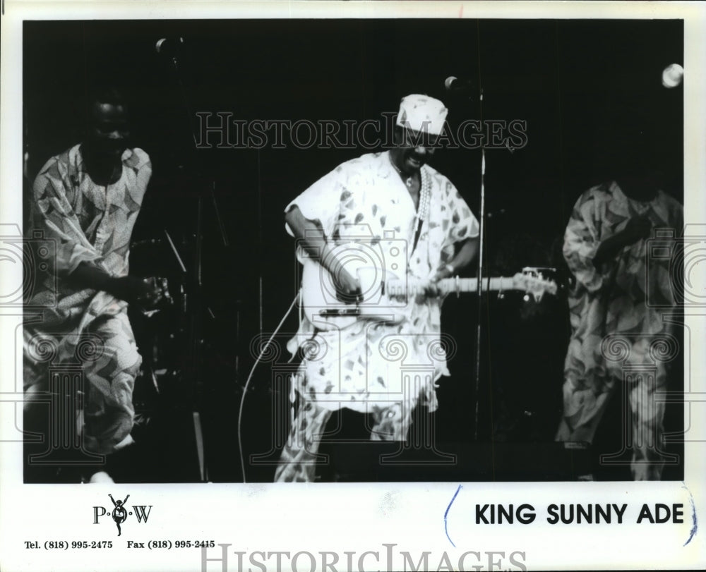 1992, King Sunny Ade, Nigerian musician - mjp03171 - Historic Images