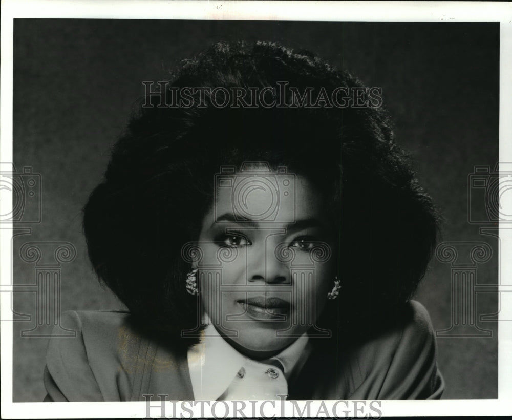 1989, Oprah Winfrey, talk show hostess and actress - mjp03210 - Historic Images