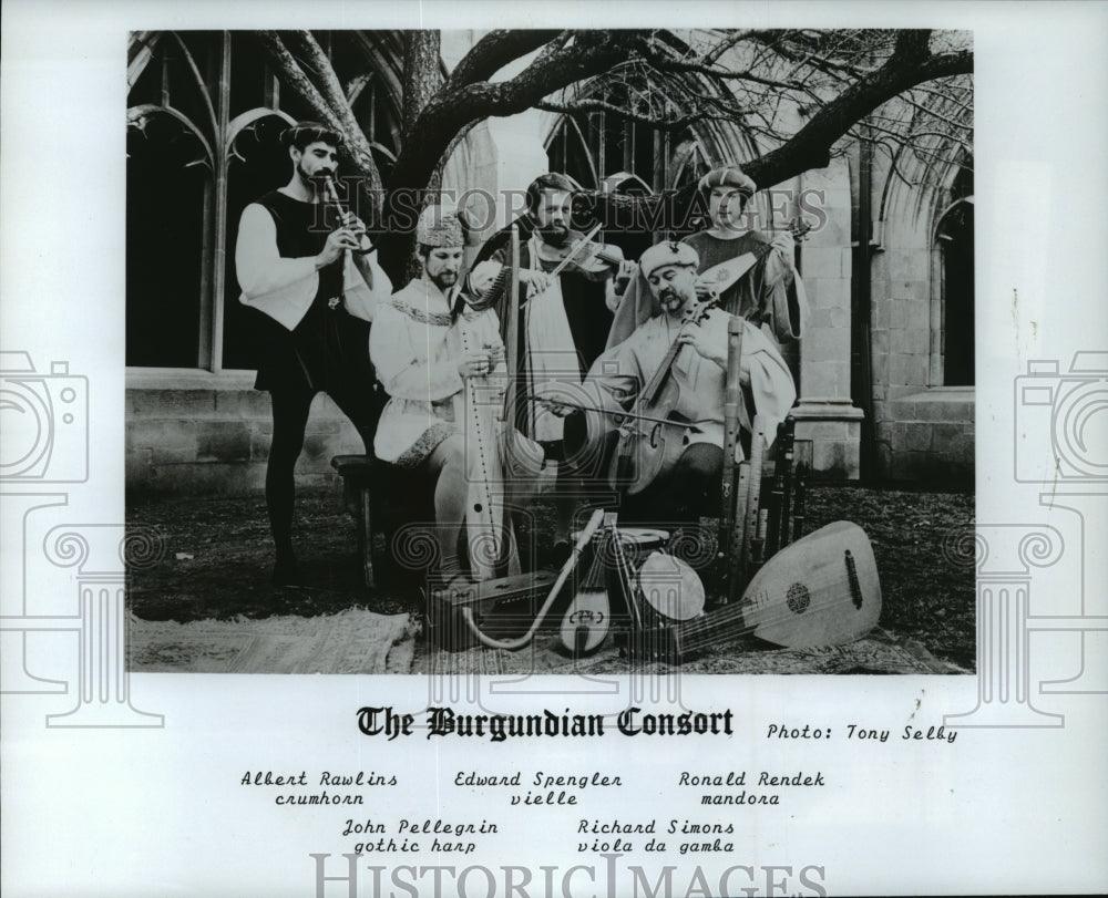 1985 Press Photo The Burgundian Consort - mjp03348- Historic Images