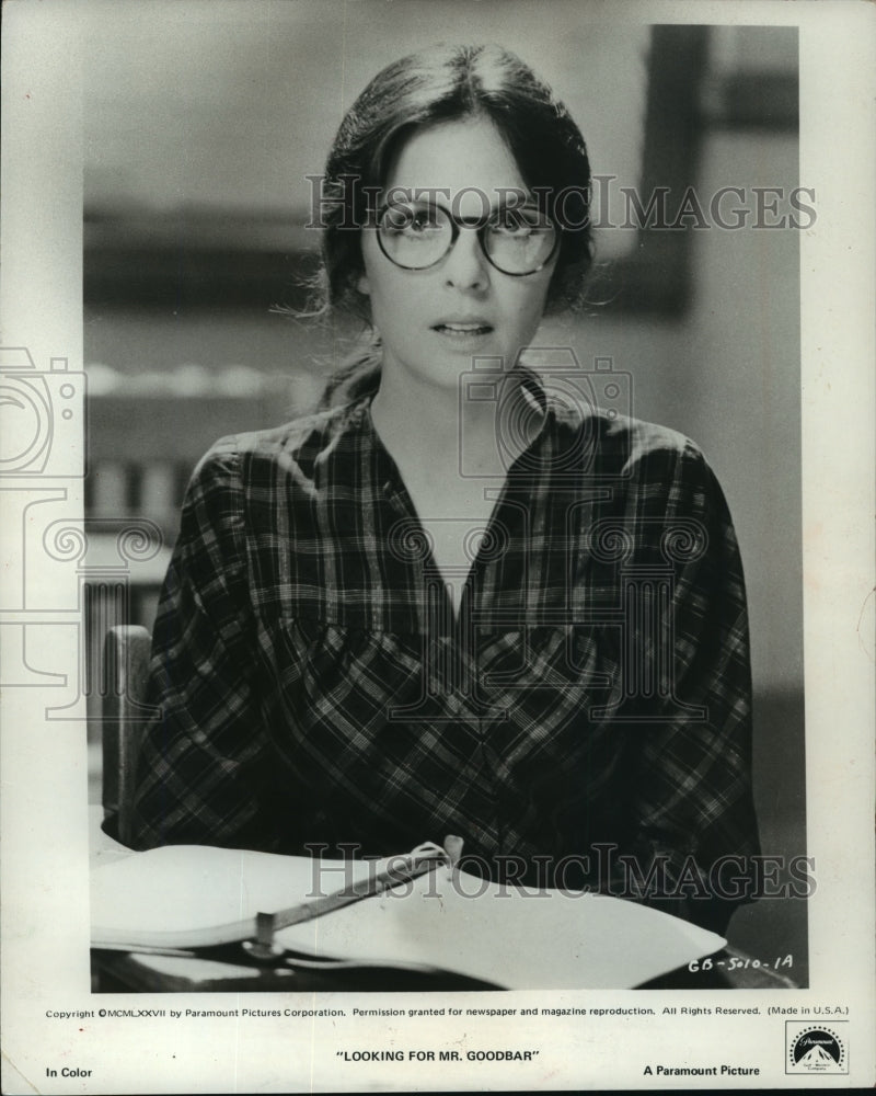 1977 Press Photo Diane Keaton in Looking for Mr. Goodbar - mjp03392 - Historic Images