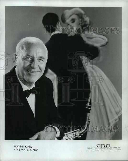 1985, Musician Wayne King, "The Waltz King" - mjp03413 - Historic Images