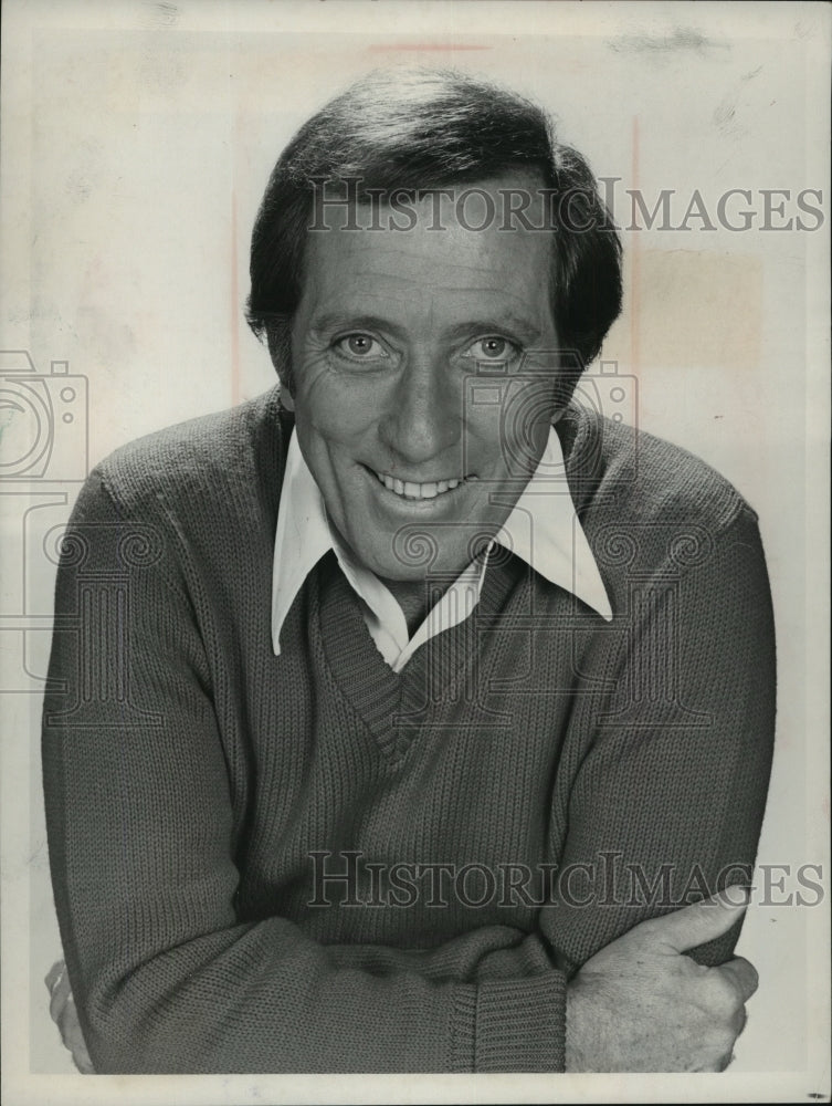 1977, Popular entertainer Andy Williams - mjp03940 - Historic Images