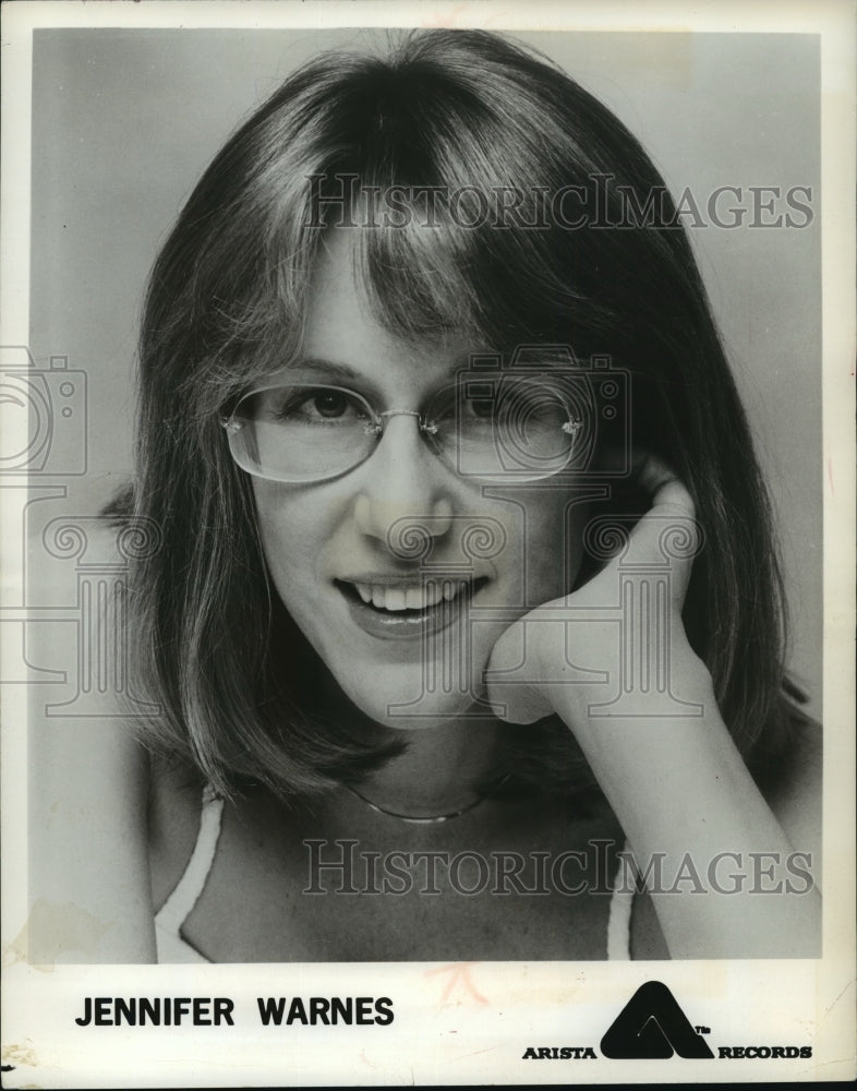 1977 Press Photo Singer Jennifer Warnes - mjp03989 - Historic Images