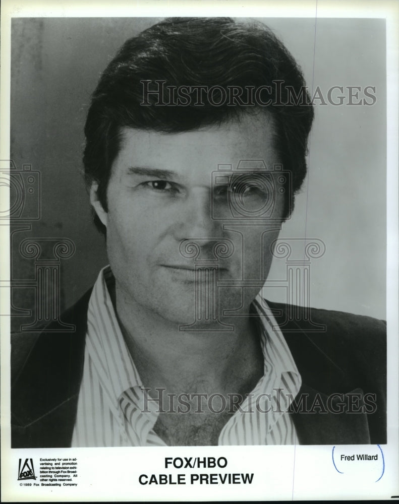 1989 Press Photo Fred Willard, actor. - mjp04185 - Historic Images