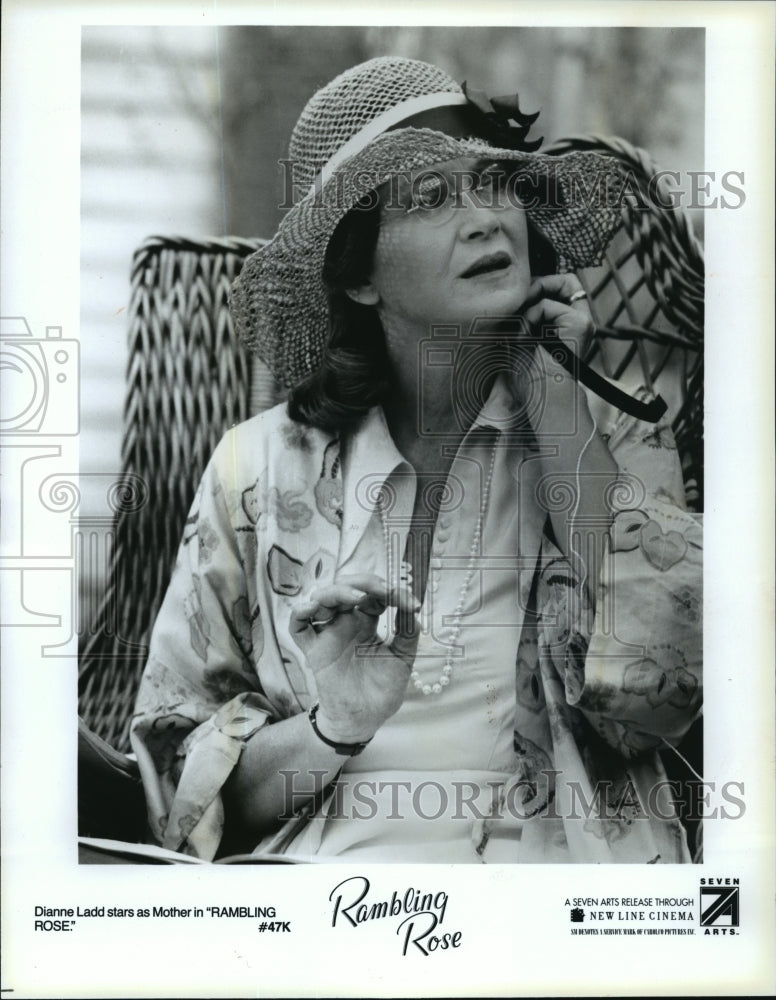 1992 Press Photo Dianne Ladd in Rambling Rose. - Historic Images