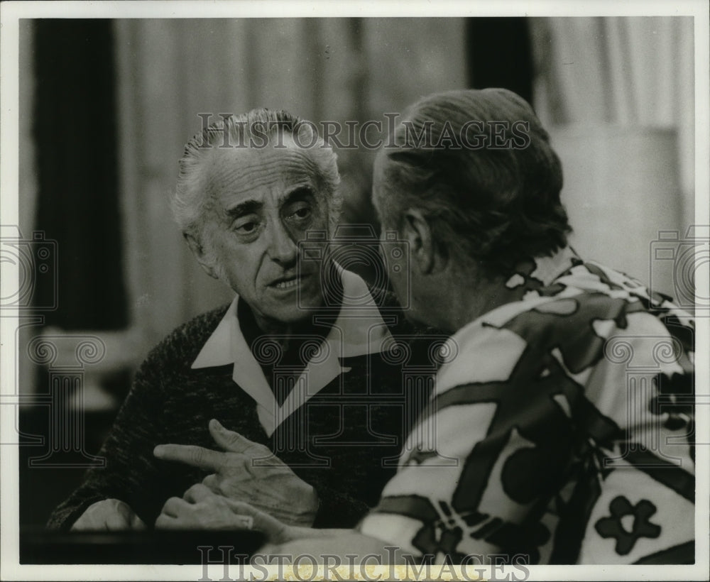1974 Press Photo Leon Belasco and George Tobias in Insight. - mjp04358 - Historic Images