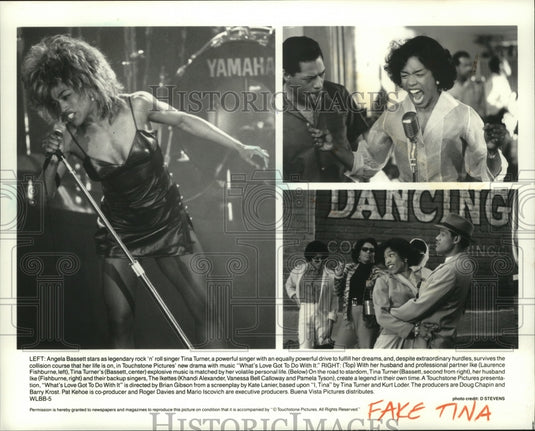1993, Angela Bassett stars in What's Love Got To Do With It. - Historic Images