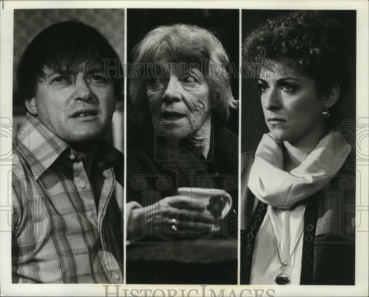 1983, Suzanne Bertish and James Bolam in The Limbo Connection. - Historic Images