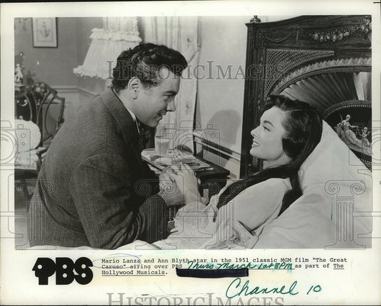 1951 Press Photo Mario Lanza and Ann Blyth in The Great Caruso. - mjp04490 - Historic Images