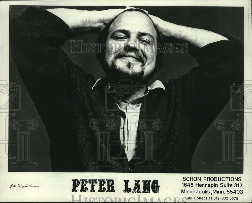 1984 Press Photo Peter Lang, guitarist. - mjp04534 - Historic Images
