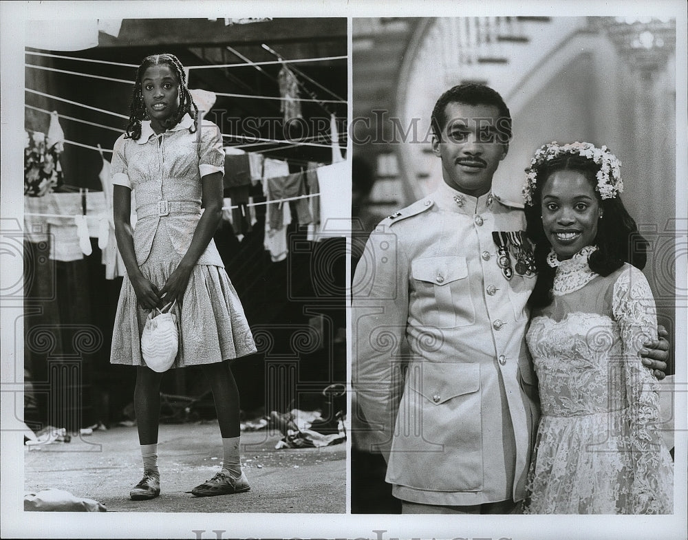 1978 Press Photo Charlaine Woodard and Cleavant Derricks in Cindy. - mjp04558 - Historic Images