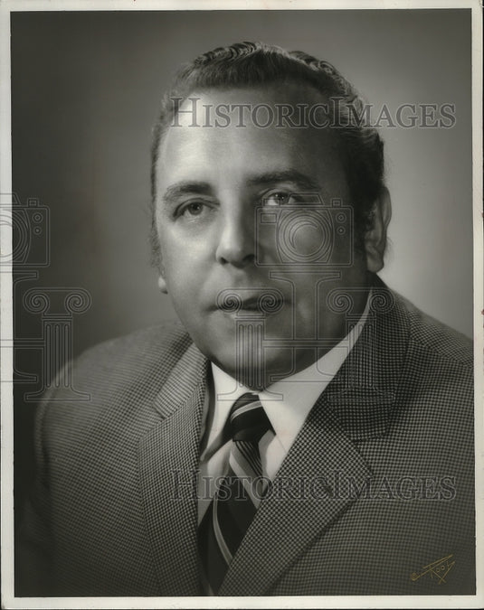 1970 Press Photo Herb Wittka, disc jockey at WYLO. - mjp04846 - Historic Images