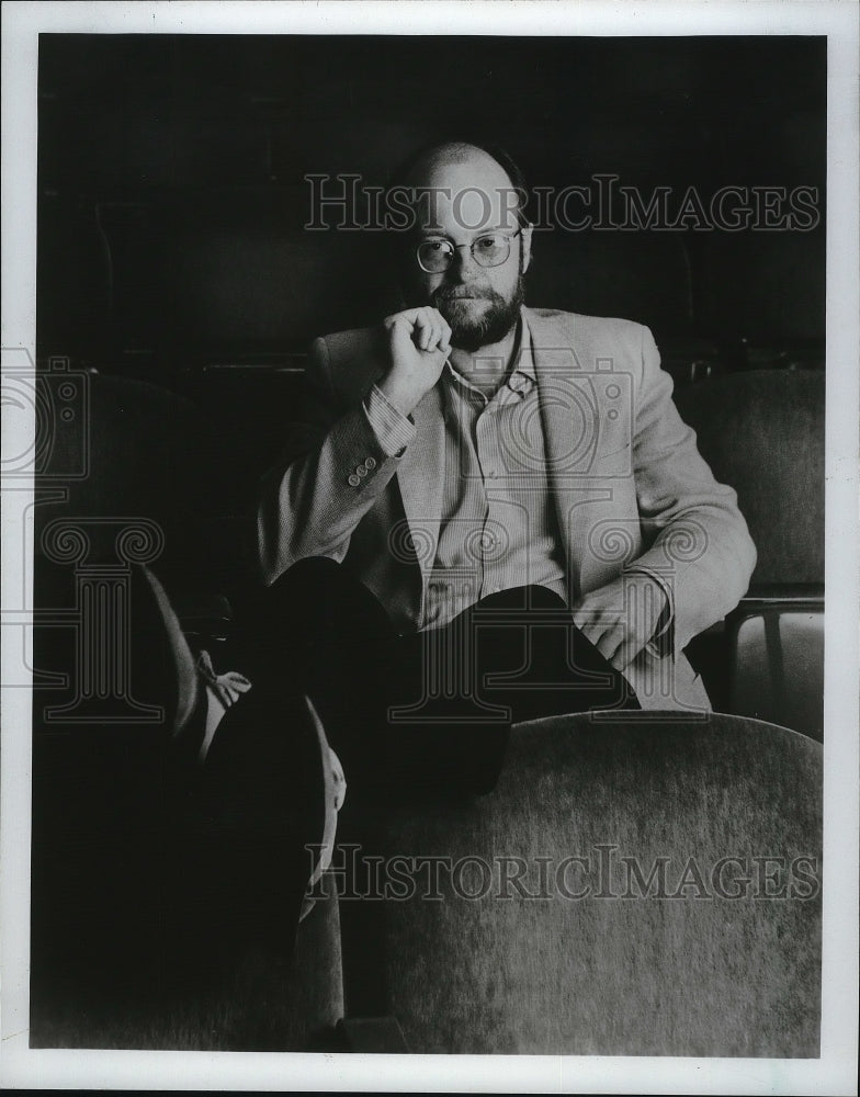 1985 Press Photo Charles Wuorinen, Composer-in-Residence, San Francisco Symphony - Historic Images