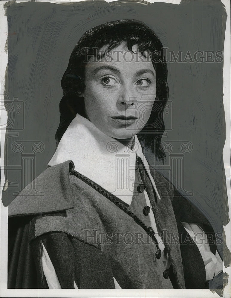 1957 Press Photo Siobhan McKenna as Viola in Twelfth Night. - mjp05326 - Historic Images