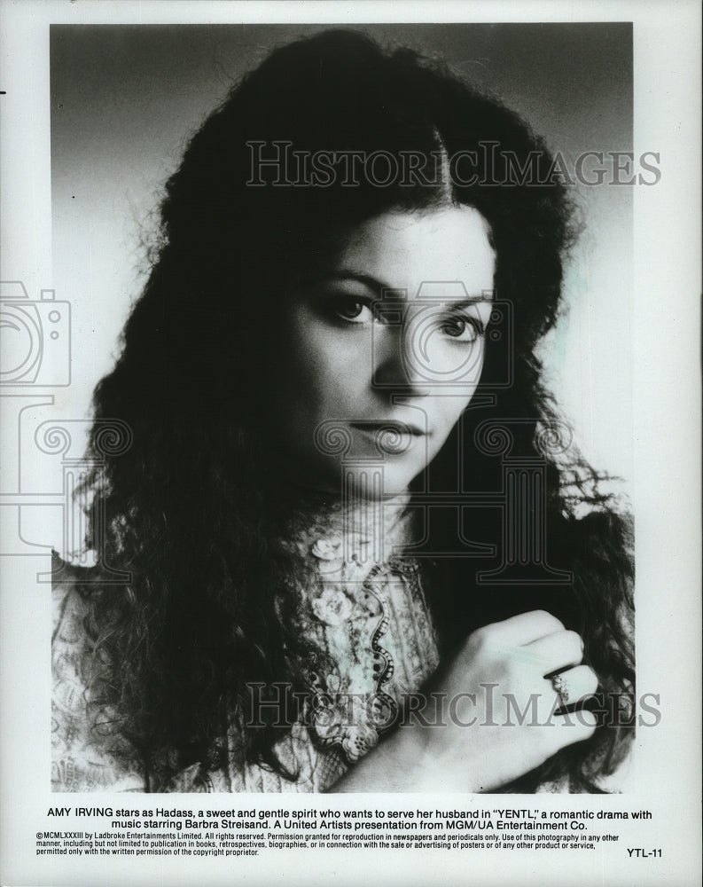 1983 Press Photo Amy Irving stars in Yentl. - mjp05342- Historic Images