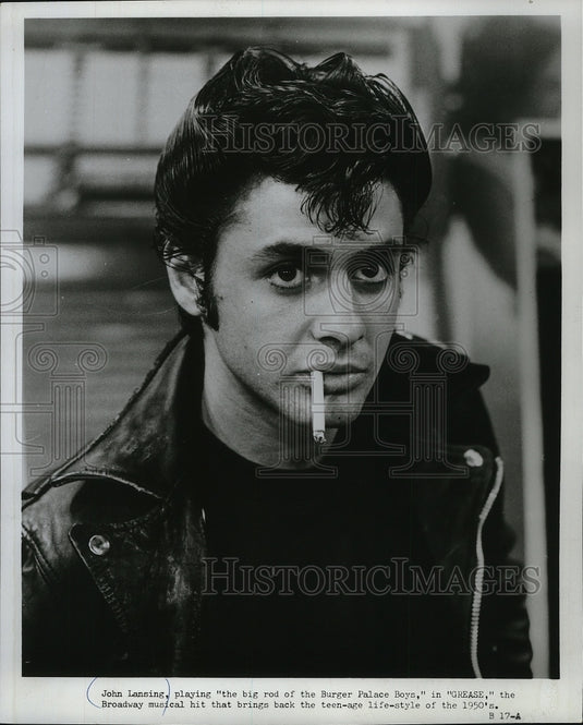 1973 John Lansing stars in Grease.  - Historic Images