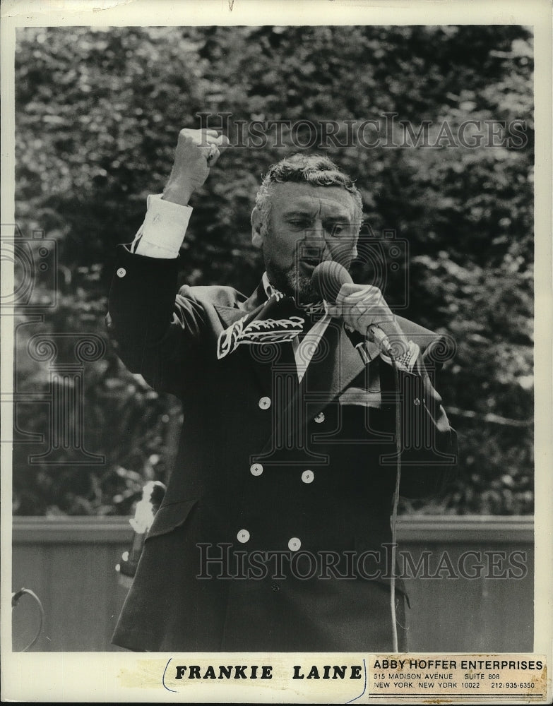1982 Press Photo Frankie Laine, singer, songwriter and actor. - mjp05489-Historic Images