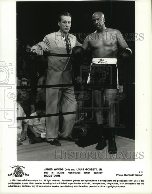 1992, James Woods and Louis Gossett Jr. in Diggstown.. - mjp05517 - Historic Images