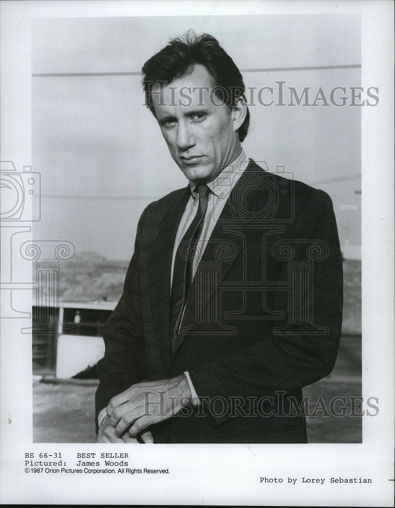 1987 Press Photo James Woods stars in Best Seller. - mjp05540 - Historic Images