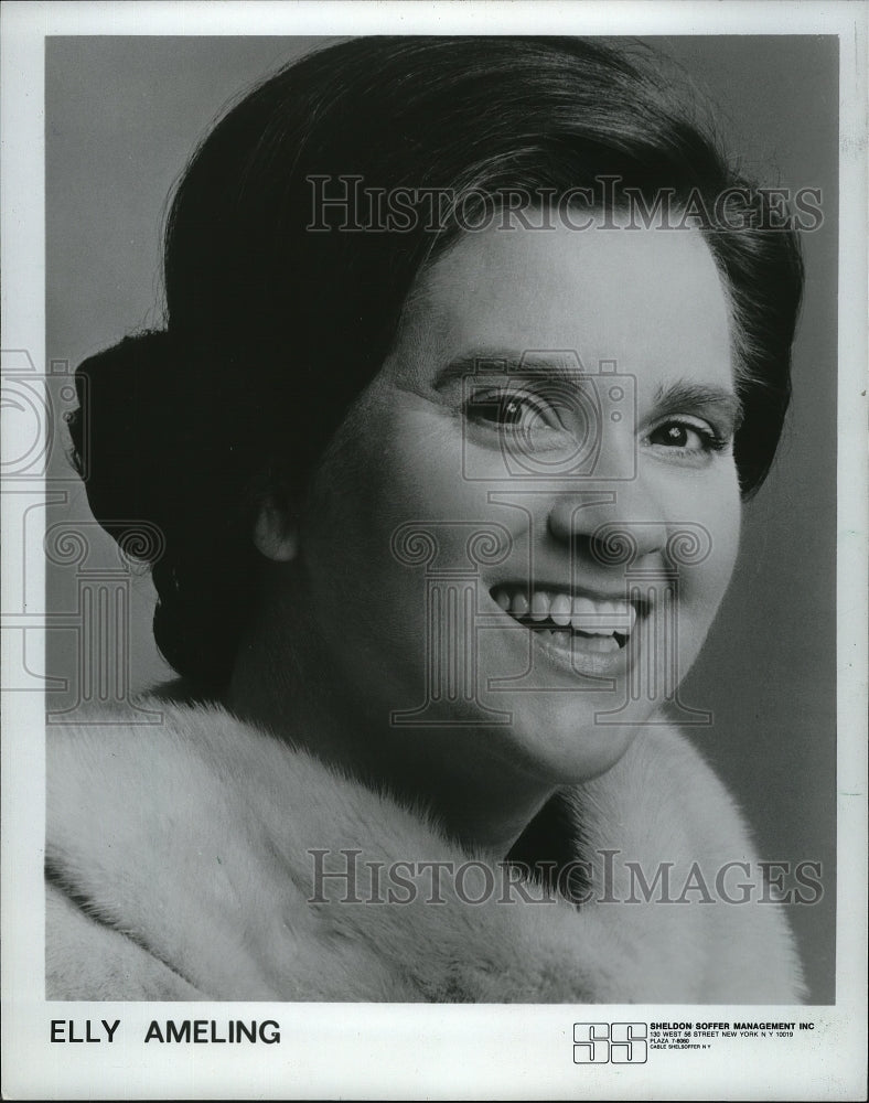 1985 Press Photo Elly Ameling, soprano opera singer. - mjp05570-Historic Images