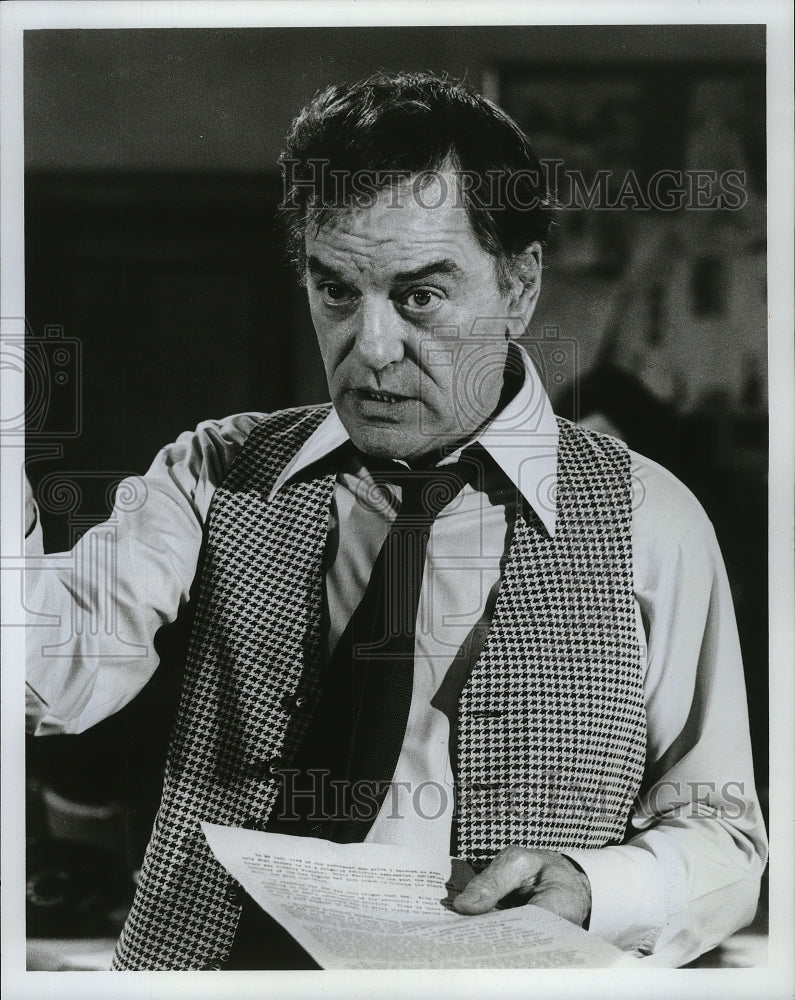 1975 Press Photo Gig Young stars in Gibbsville, on NBC. - mjp05651 - Historic Images