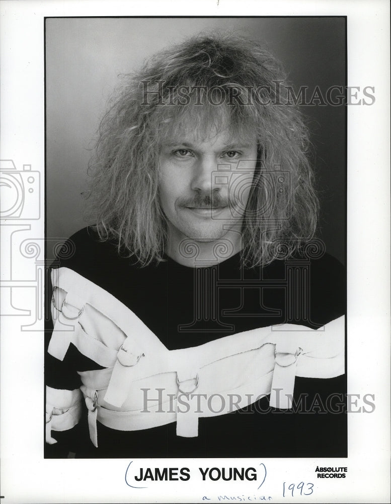 1993 Press Photo James Young, singer, songwriter and member of STYX. - mjp05652 - Historic Images
