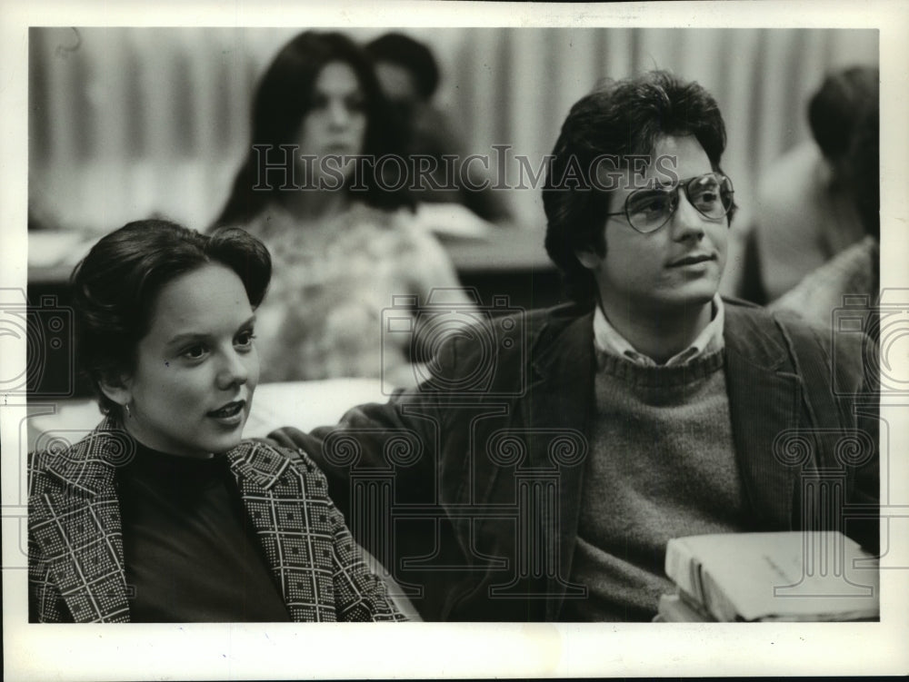 1979 Press Photo Linda Purl and Desi Arnaz Jr. in Black Market Baby. - mjp06058 - Historic Images