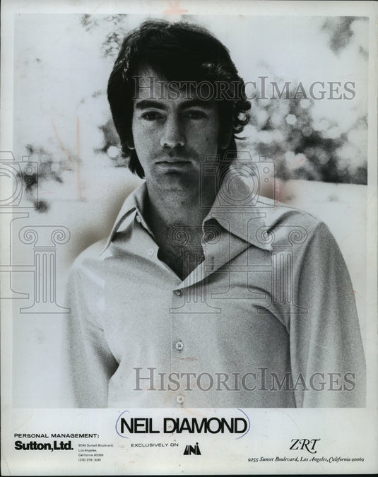 1970 Press Photo Neil Diamond, singer. - mjp06106 - Historic Images