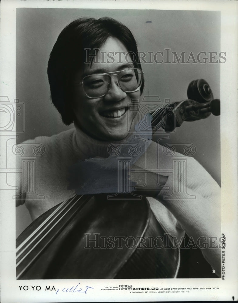 1981, Yo-Yo Ma, cellist. - mjp06276 - Historic Images