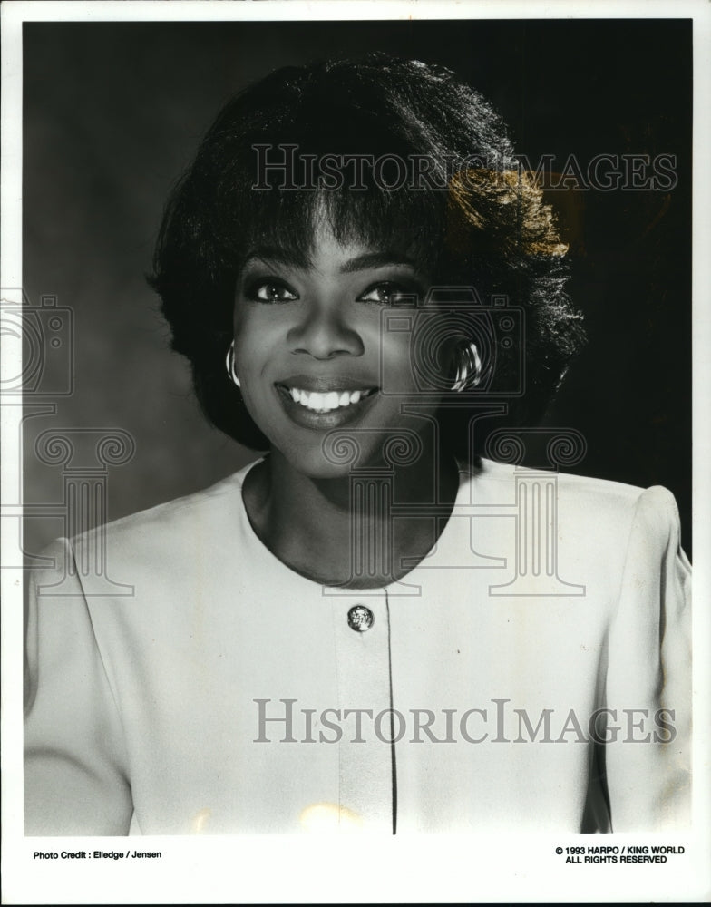 1993 Press Photo Oprah Winfrey, TV personality. - mjp06278 - Historic Images