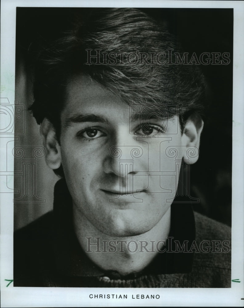 1985, Christian LeBano, actor. - mjp06384 - Historic Images