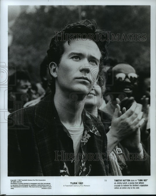 1985 Press Photo Timothy Hutton Stars in "Turk 182!" - mjp06828 - Historic Images