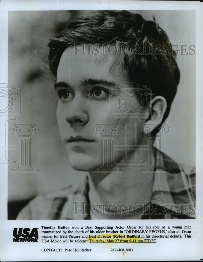 1993, Timothy Hutton Won a Best Supporting Actor Oscar - mjp06830 - Historic Images